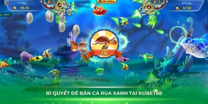 Bí quyết để bắn cá rùa xanh tại Kubet88